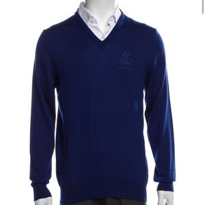 Roberto Cavalli V Neck Pullover Sweater